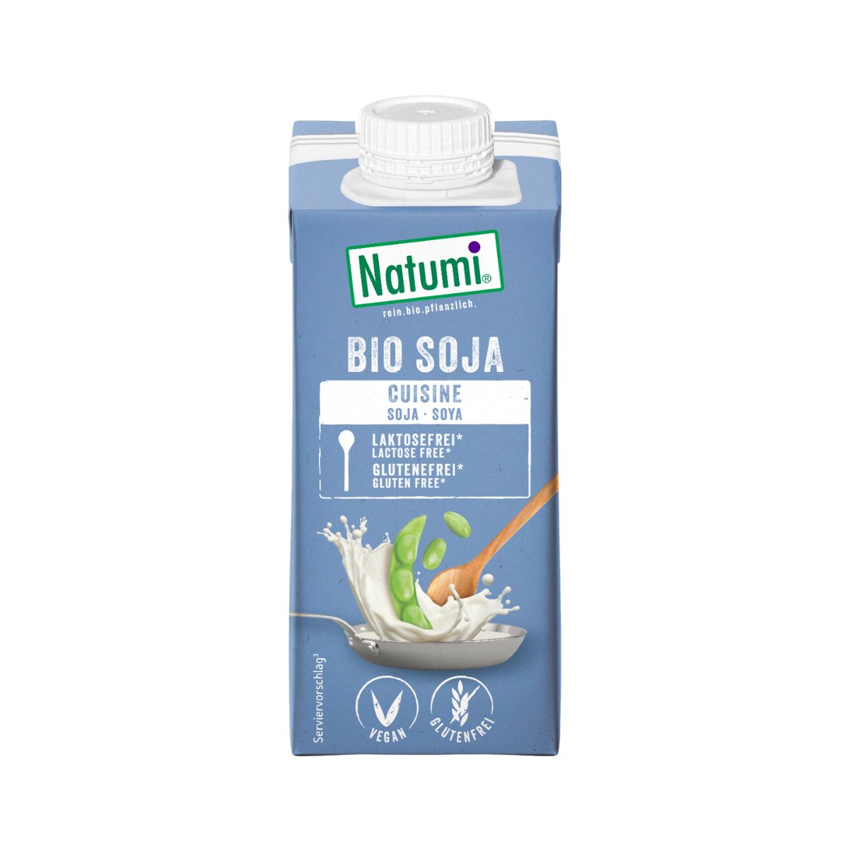 Confezione x3 Crema da cucina di soia liquida Bio Natumi 200 ml