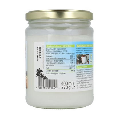 Bio-Kokosöl Dr. Goerg 400 ml