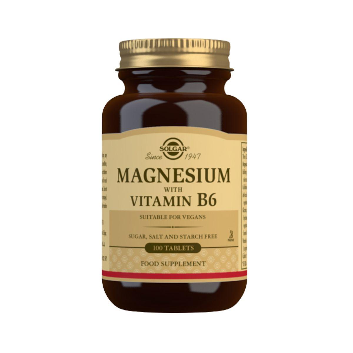 Magnesio con vitamina B6 - Solgar 250 compresse
