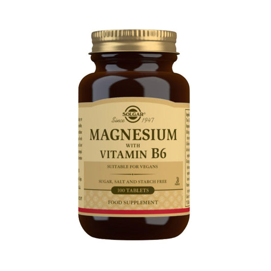 Magnesium met vitamine B6 - Solgar 250 tabletten