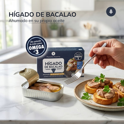 Planeta Huerto Cod Liver in its own Oil 120 g
