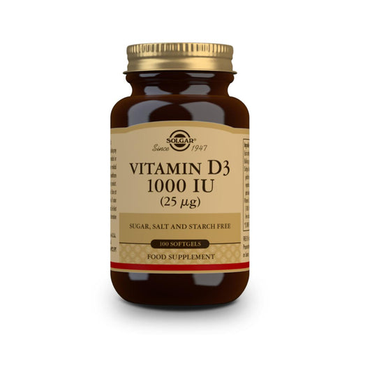 Vitamine D3 1000 UI, 100 perles de 25 μg