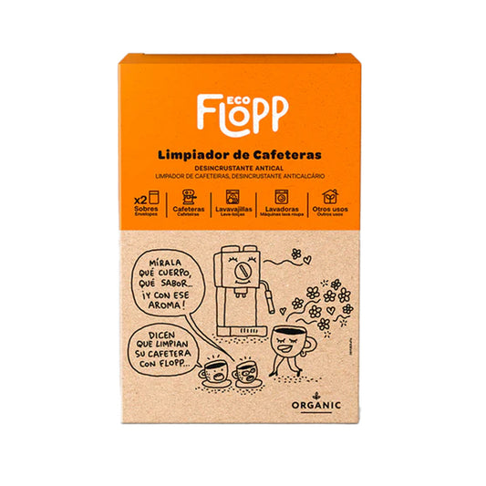 Koffiezetapparaatreiniger - 1 doosje x 2 zakjes Flopp