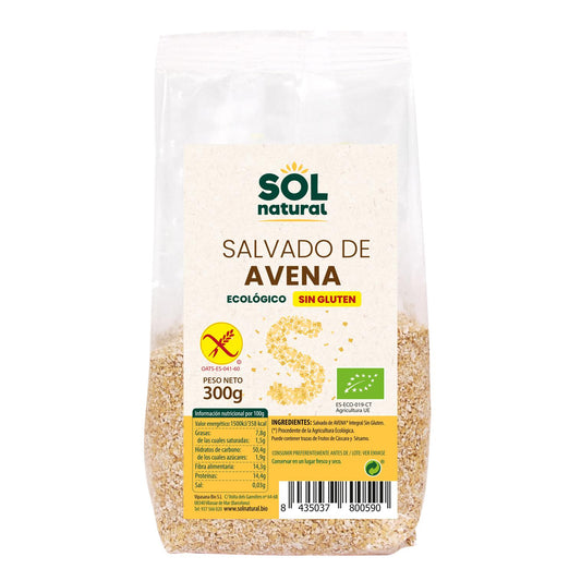 Son d'avoine sans gluten Sol Natural 300 g