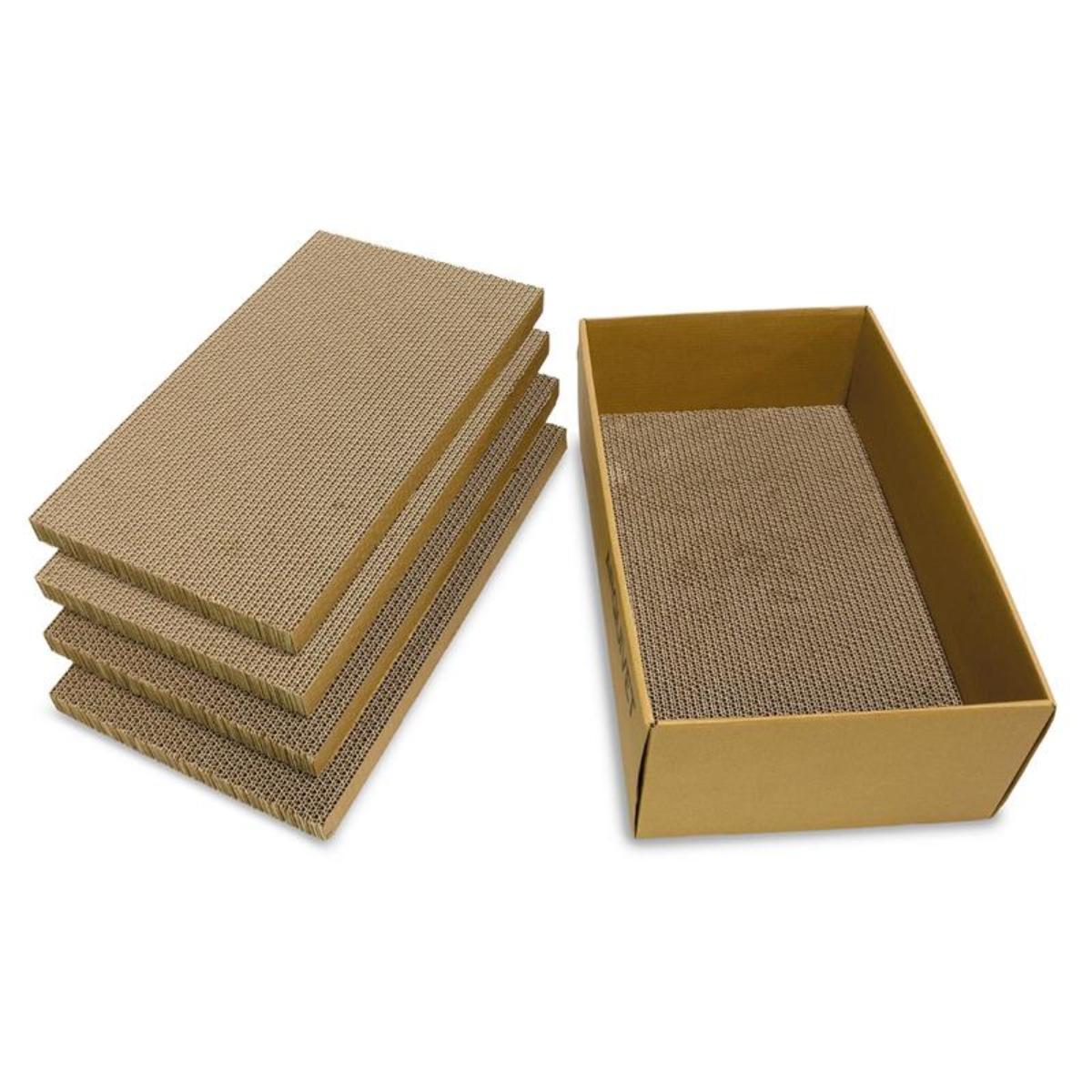 Drapak kartonowy dla kotów NATURAL Arquivet 43,5x29,5x14cm