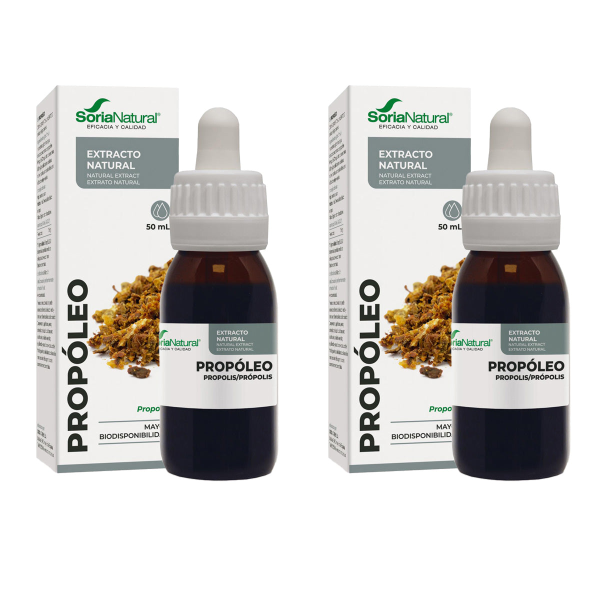 Pack 2 x Extracto  de Propóleo S. XXI Soria Natural, 50 ml