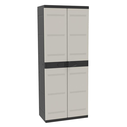 Armadio per scope 70 cm Titanium Plastiken Nero (ricondizionato)