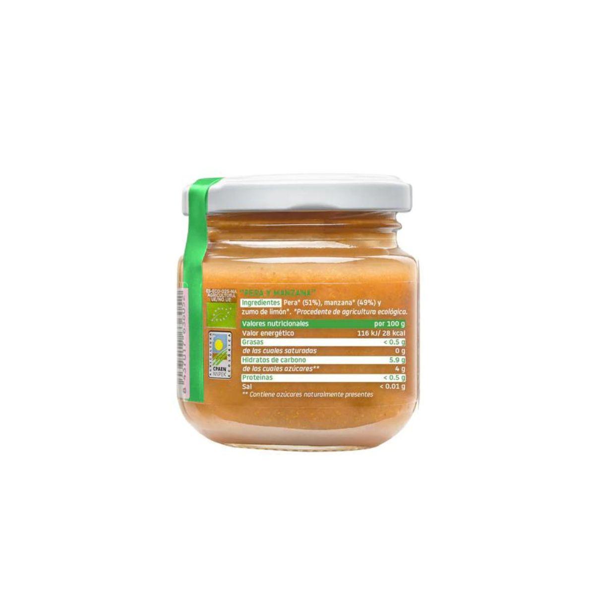 12er-Pack BIO-Gläschen Birne und Apfel +6 Monate Smileat, 130 g