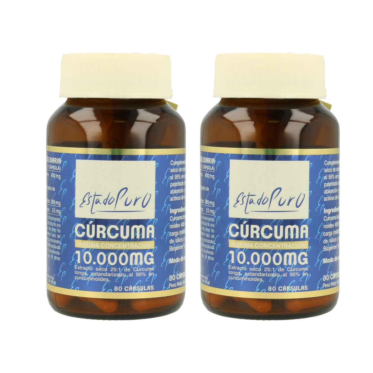 Pack of 2 Pure Turmeric Tongil Economy Format 80 Capsules