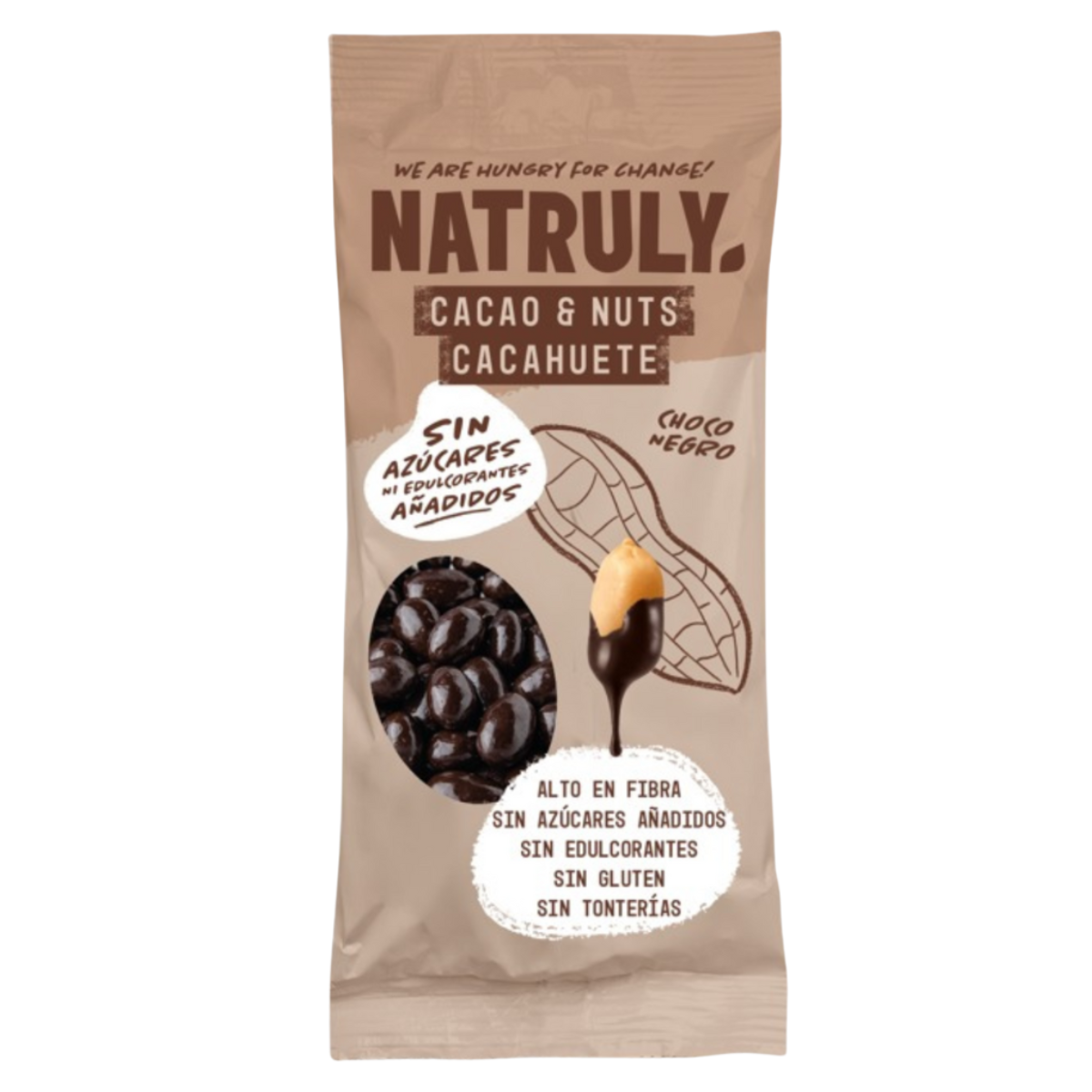 Cacao&Nuts Cioccolato fondente, Natruly, 50 g