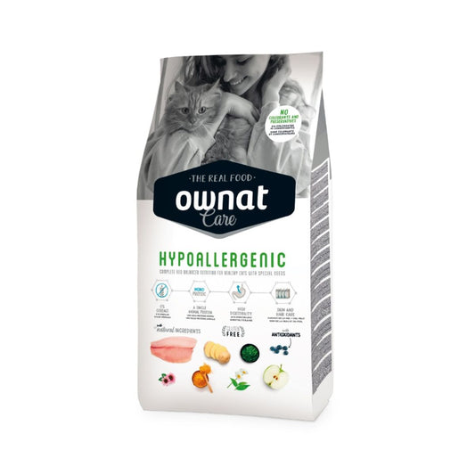 Ownat Care Hypoallergenic Kattfoder 3 kg