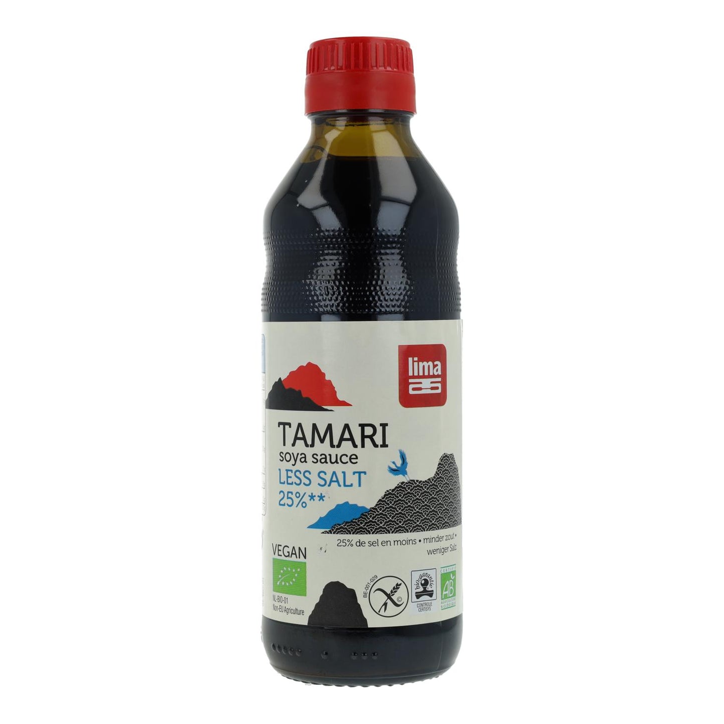 Tamari salsa de soja 25% menos de Sal ECO Lima 500 ml