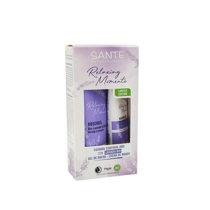 Confezione regalo per la cura del corpo Relaxing moments lavanda