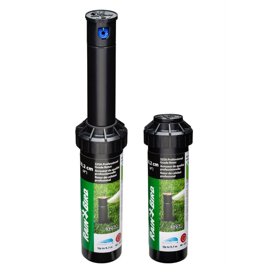 Rotor 32SA   10 cm, bereik van 4,6 tot 10,7 m Rainbird