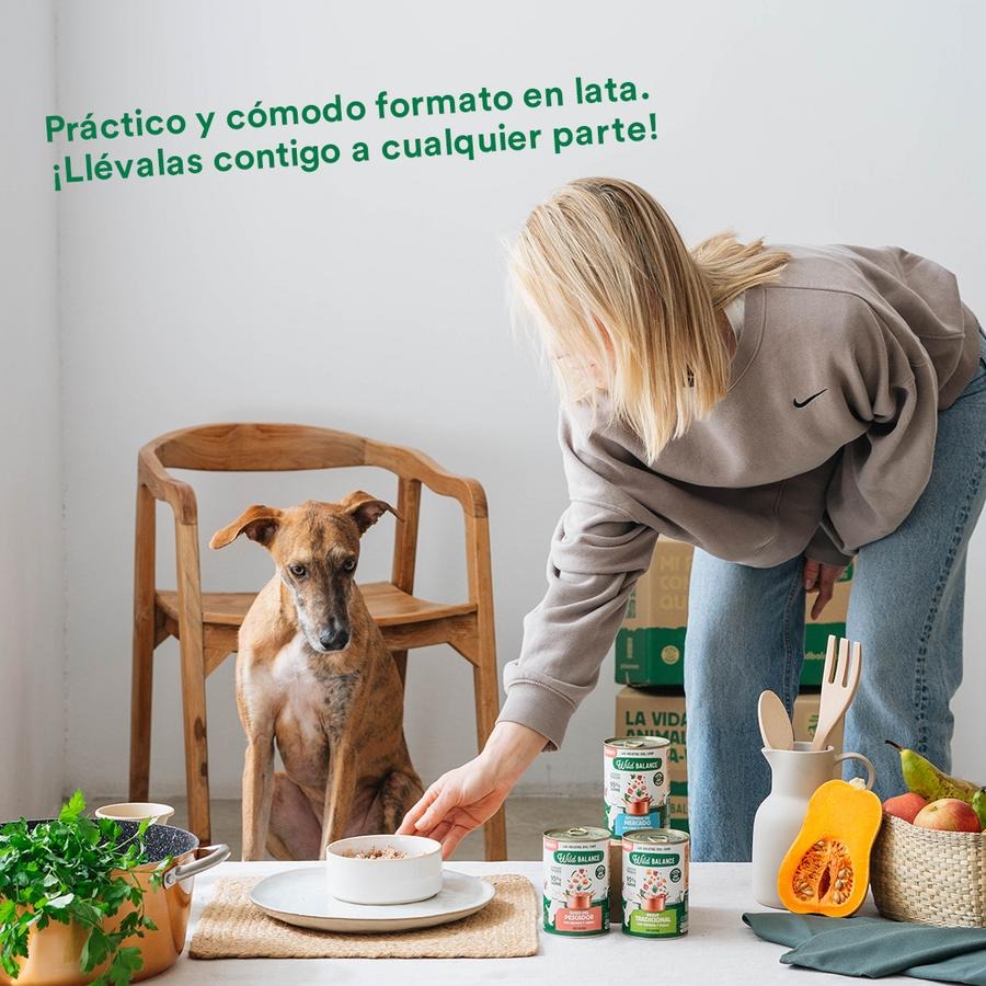 Confezione da 6 ragù tradizionale di manzo e pollo per cani Wild Balance 400 g