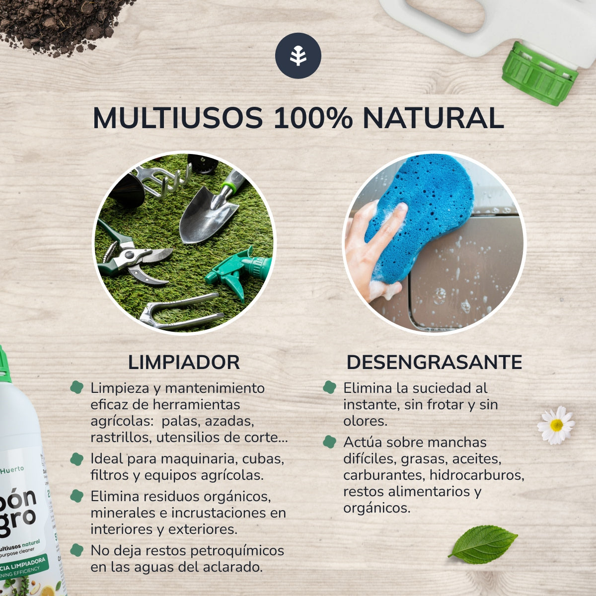 Zwarte potaszeep Planeta Huerto 5 L