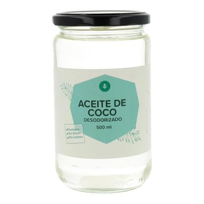 Confezione da 6 oli di cocco deodorizzati ECO Planeta Huerto 500 ml