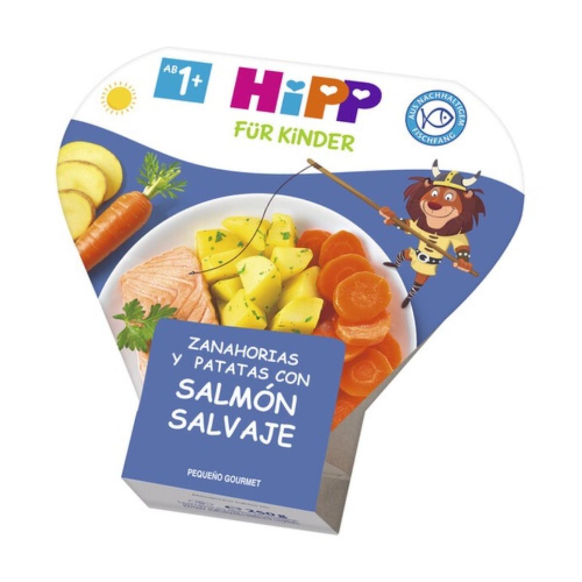 Pack of 2 HIPP Organic Wild Salmon with Carrots and Potatoes 250 g