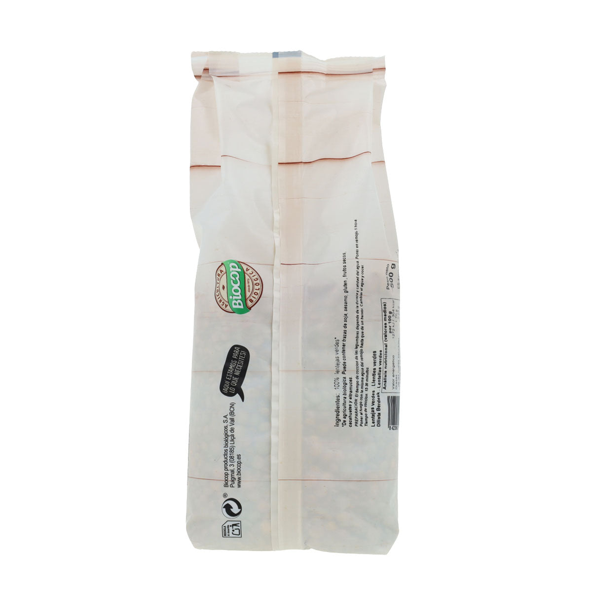Lenticchie verdi Biocop 500 g