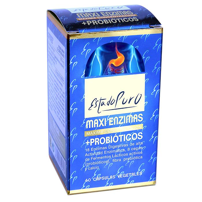 Estado Puro Maxi Enzimas Con Probioticos Tongil 40 kapslar