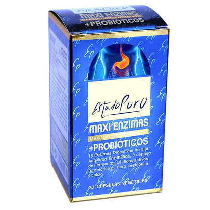 Estado Puro Maxi Enzimas Con Probioticos Tongil 40 kapslar
