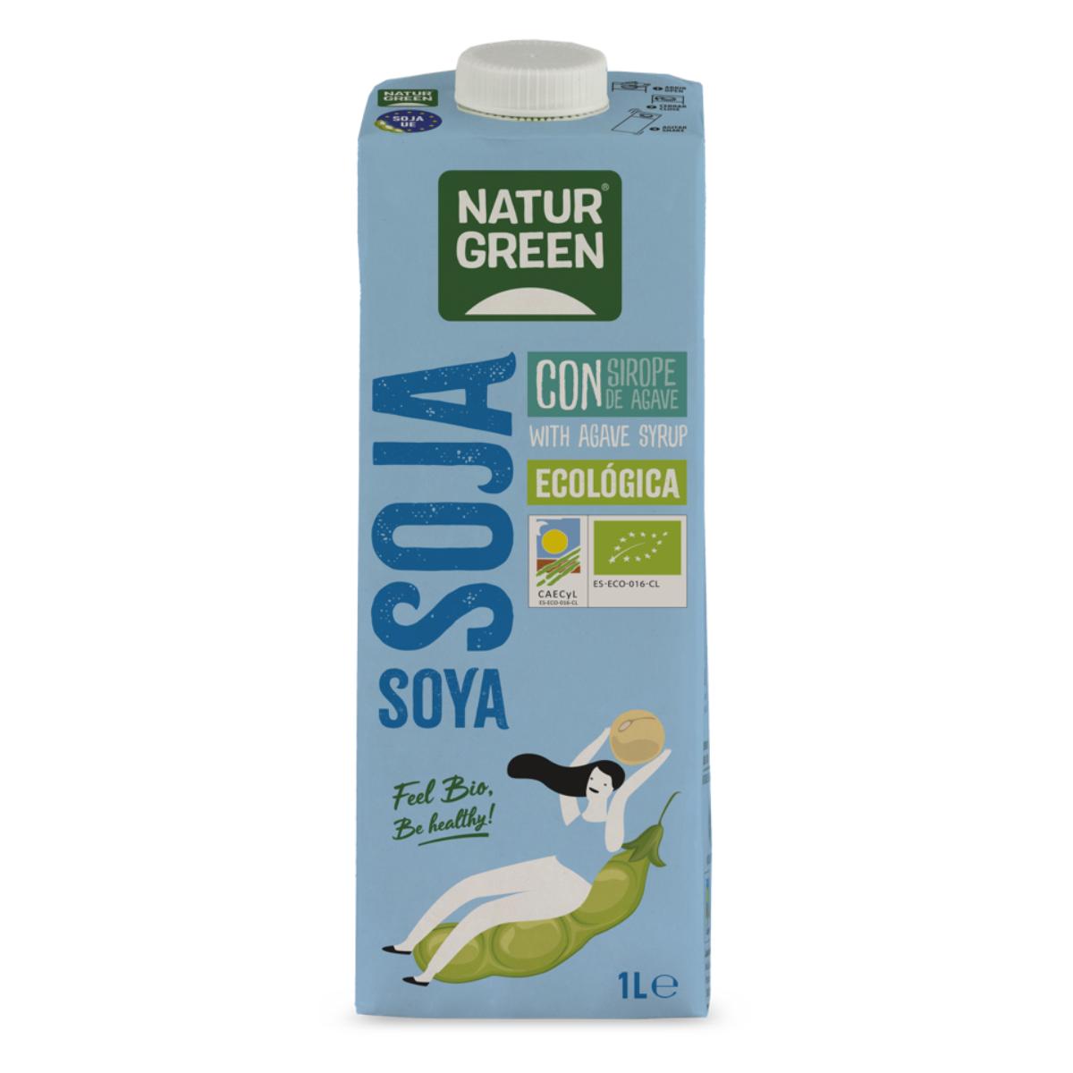 Sojagetränk mit Agavensirup NaturGreen 1 l