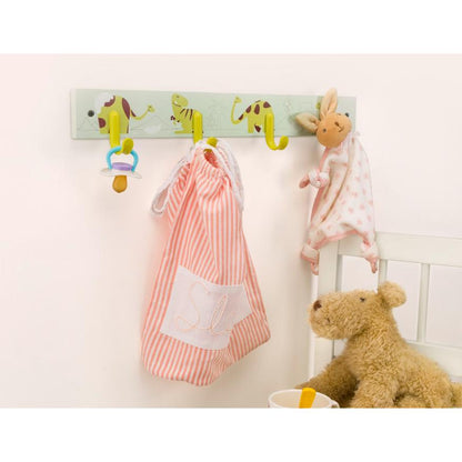 Blue elephant multi-hook for children