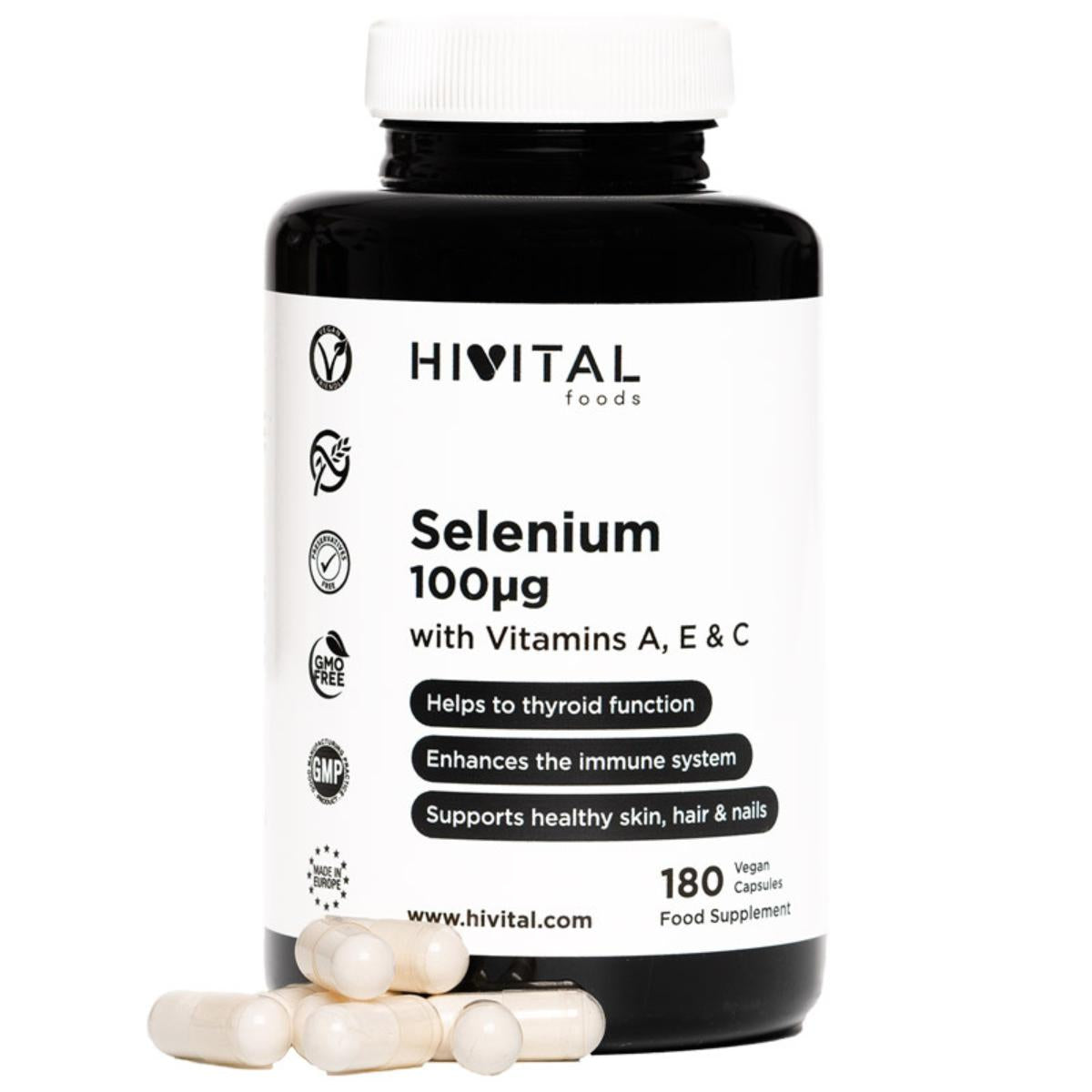 Selen Hivital 100 mg 180 kapsułek
