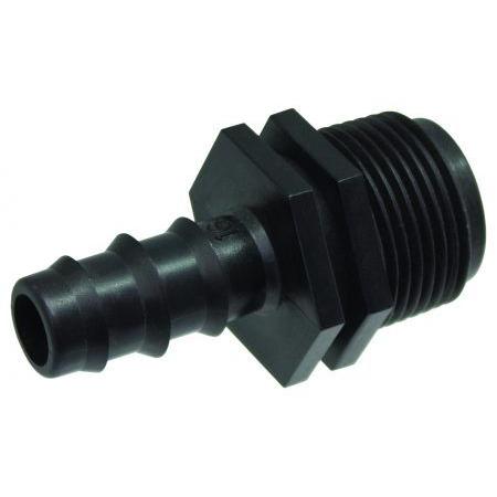 Adaptador macho 16 mm 3/4" - 16 mm Planeta Huerto