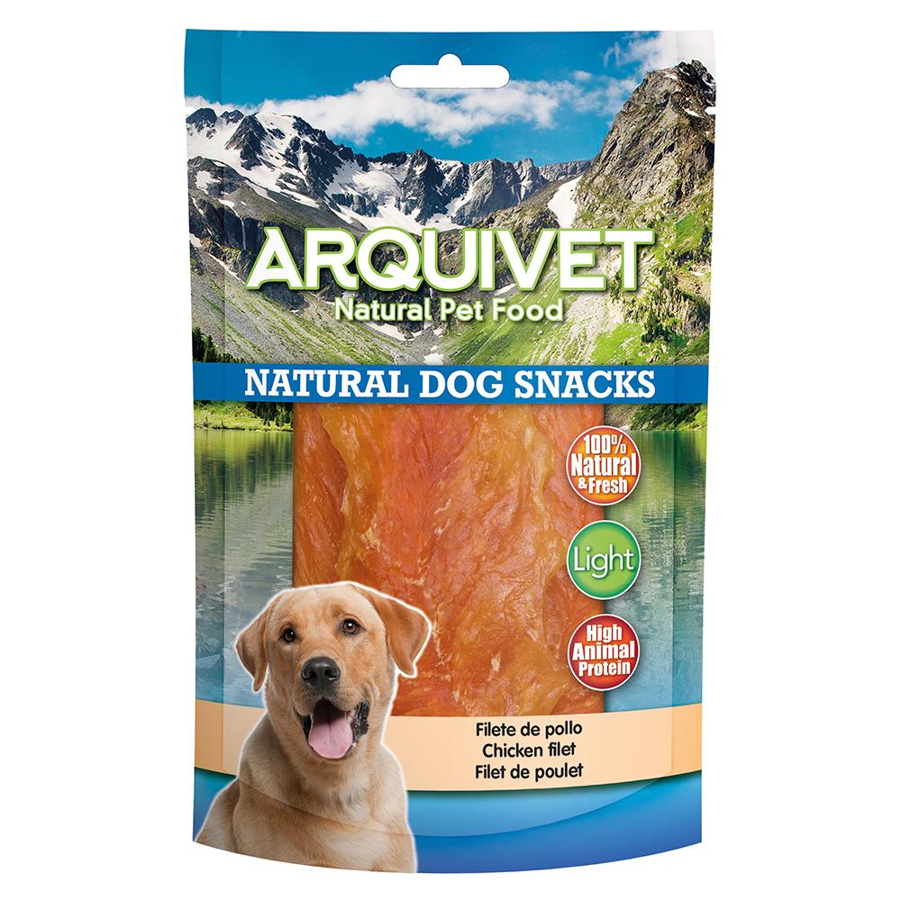 Snack naturale per cani Filetto di pollo Arquivet 100 g