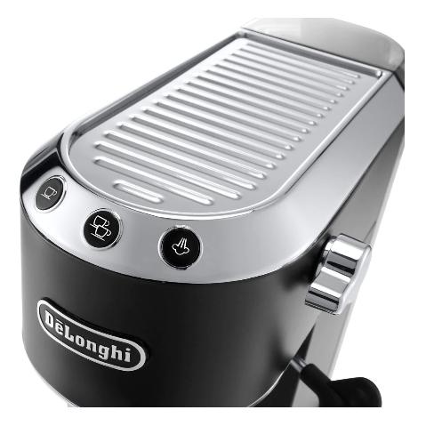 Delonghi Dedica Style Manuelle Espresso- und Cappuccino-Kaffeemaschine EC685.BK schwarz