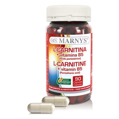 L-karnityna + witamina B5 Marnys, 90 kapsułek 500 mg