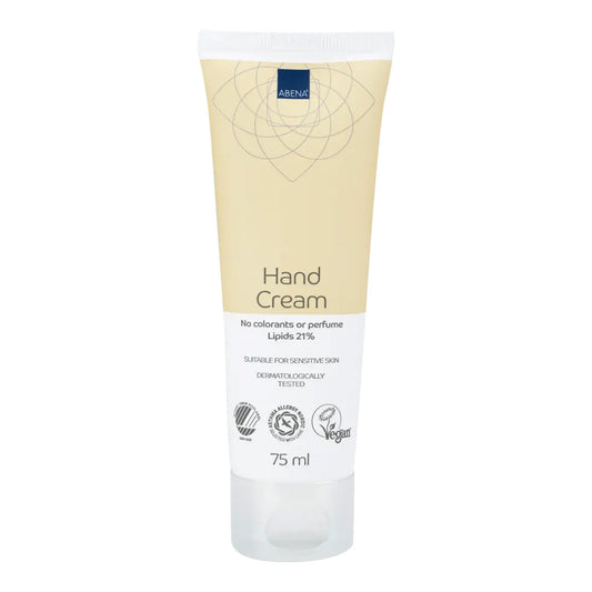 Crema mani 21% lipidi senza profumo Abena 75 ml