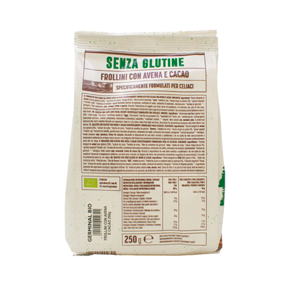 Glutenfreie Haferkekse mit Kakao Germinal Bio 250 g