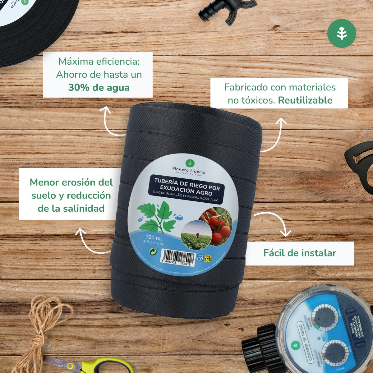 Tuin Planeta Huerto afscheidingsrol 200 m