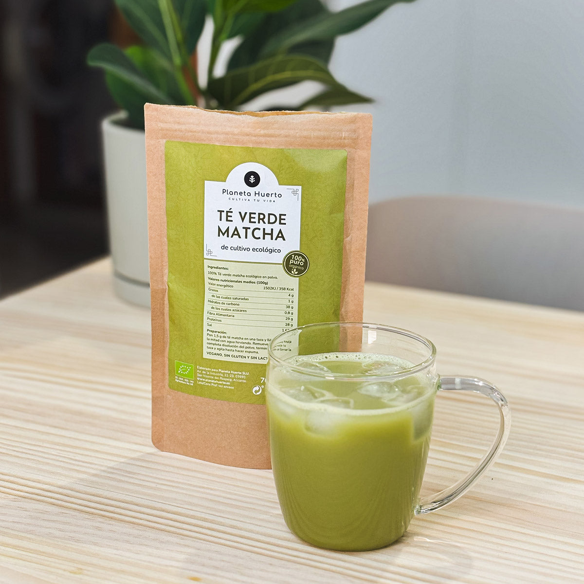 Pack 2x Thé Matcha en poudre ECO Planet Garden 70 g