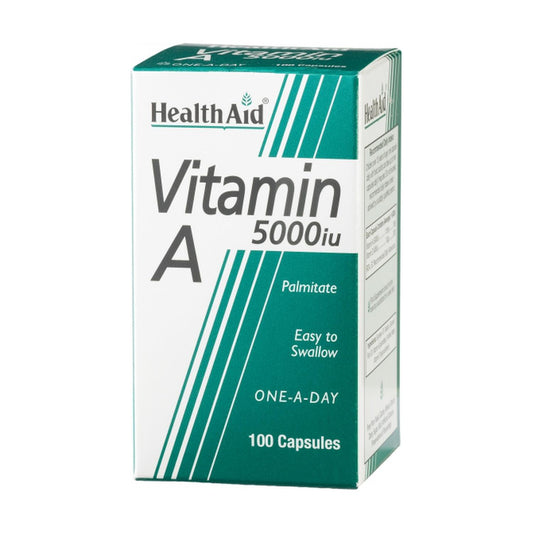 Vitamin A 5 000 IE 100 kapslar Health Aid