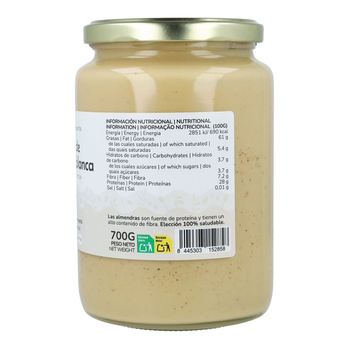 Crema di mandorle bianca ECO Planeta Huerto