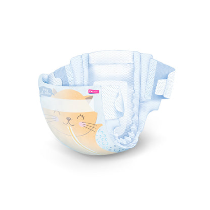 Pack of 6 x Newborn Nappies T2 (3-6 kg) 28 units, Chelino