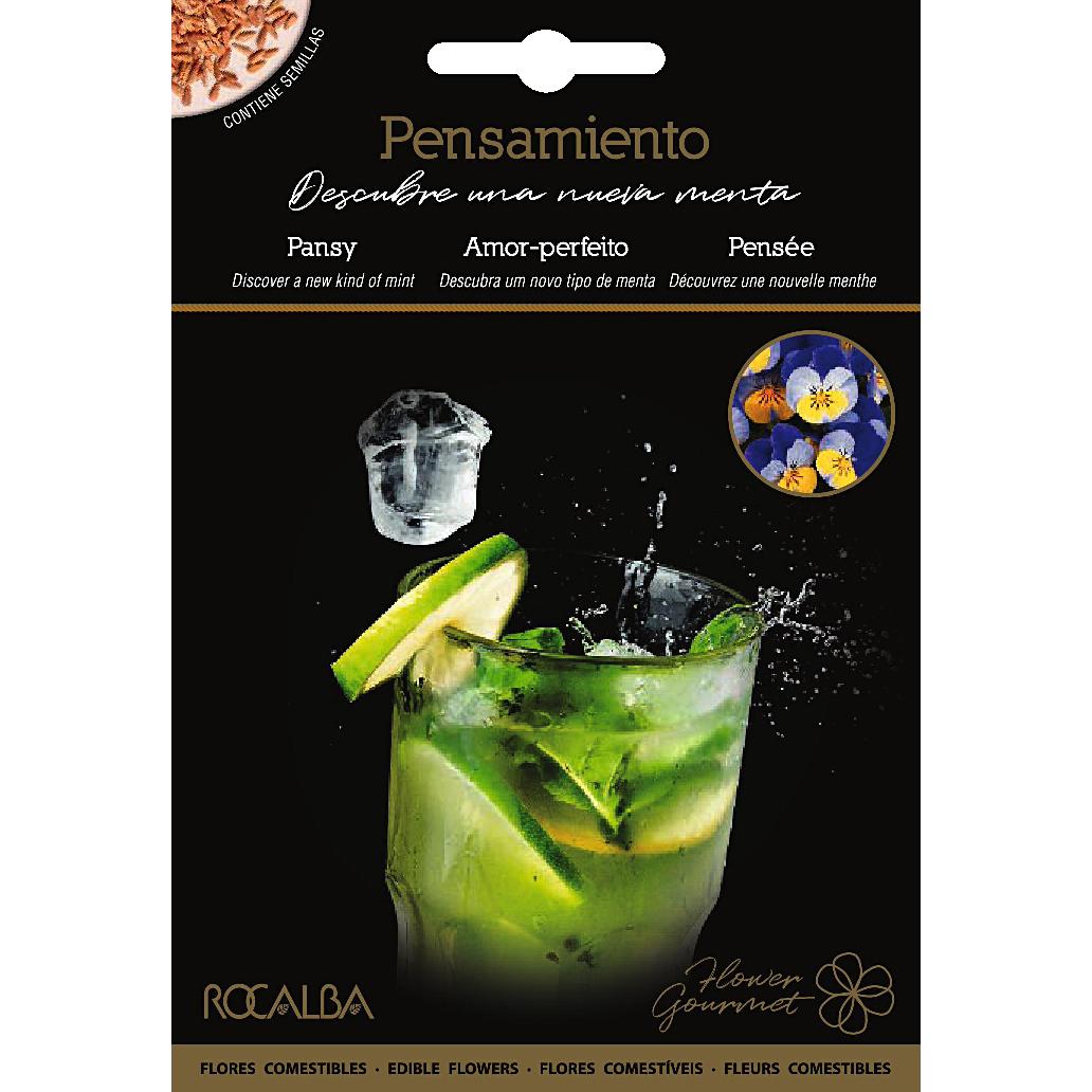 Rocalba edible pansy flower seeds