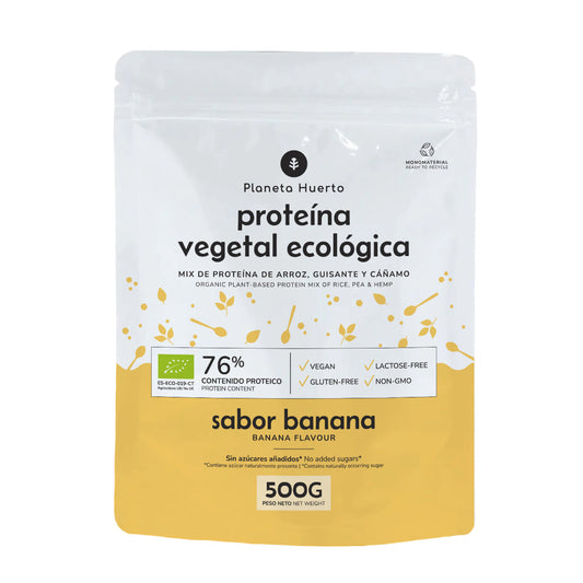 Protéines végétales ECO 76% Banane Planeta Huerto 500 g
