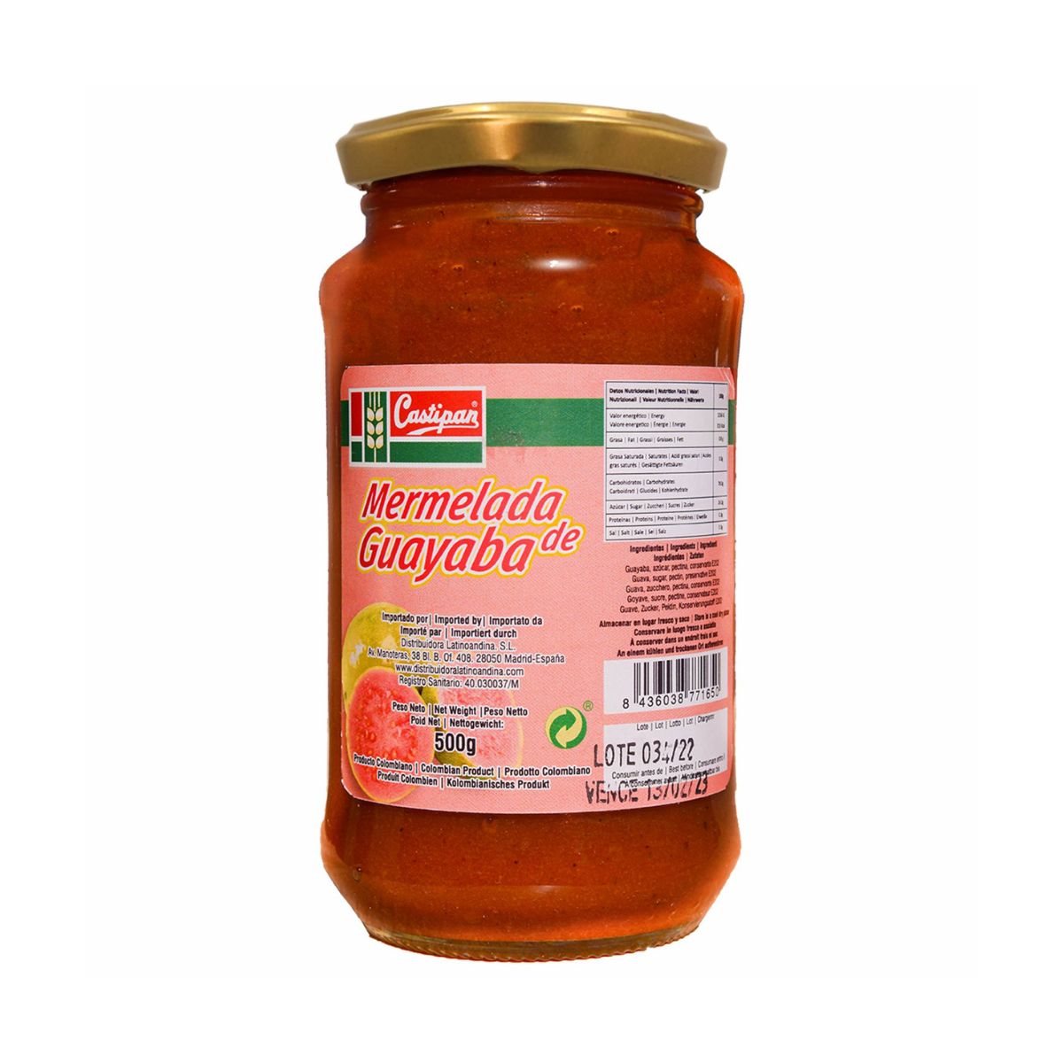 Guavasylt Castipan 600 g