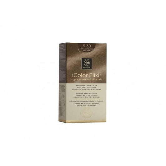 Haarverf My Color Elixir N9.38 Zeer licht goudblond parelmoer Apivita