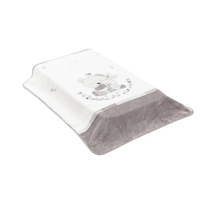 Kocyk do łóżeczka dziecięcego 80x110 cm. Cambrass w różnych kolorach Star Rosa