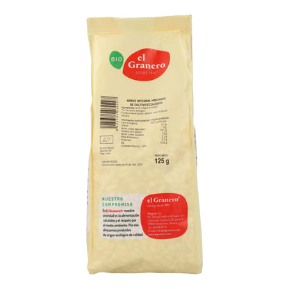 Riso integrale soffiato biologico El Granero, 125 g