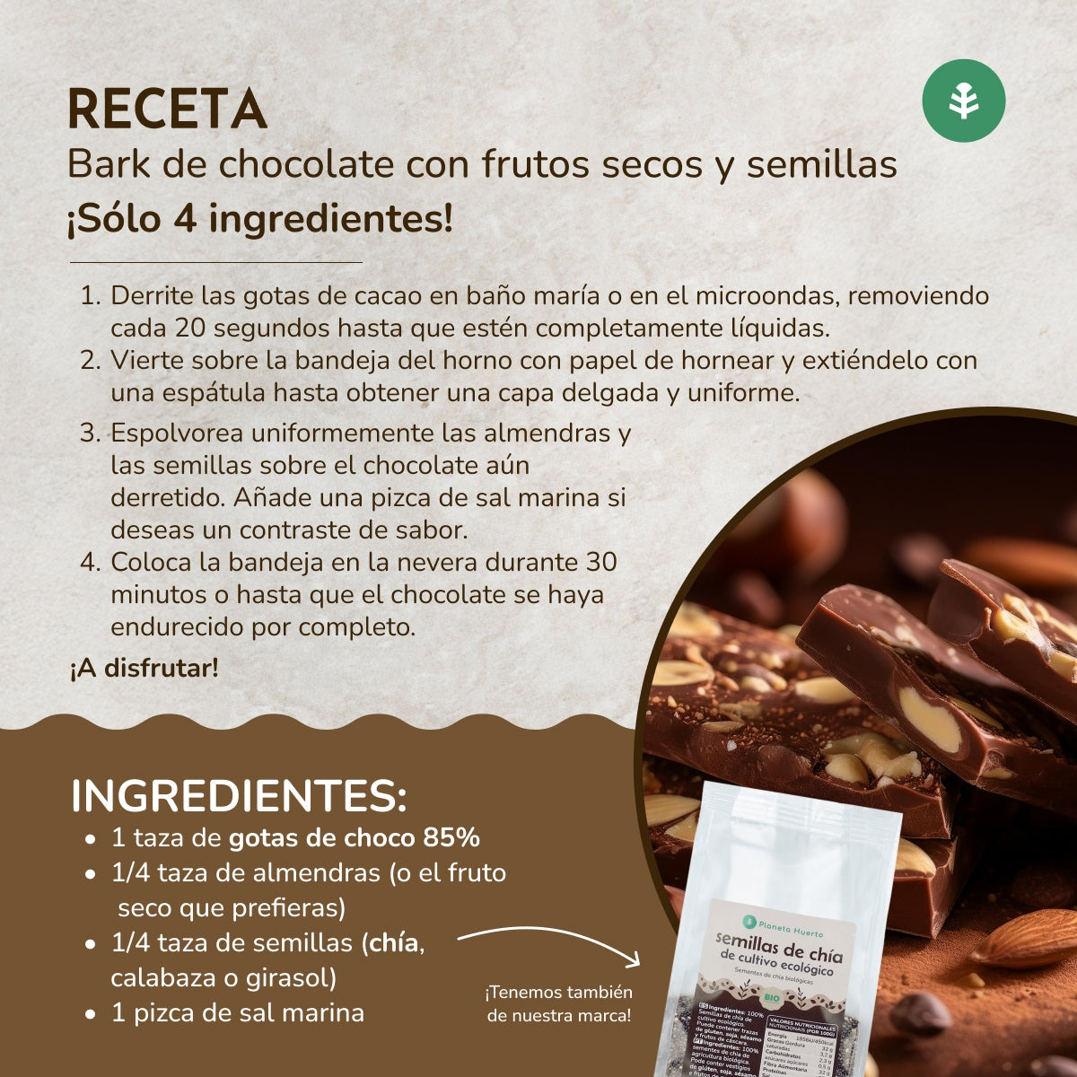 Chokladdroppar 85% kakao ECO Planeta Huerto 200 g