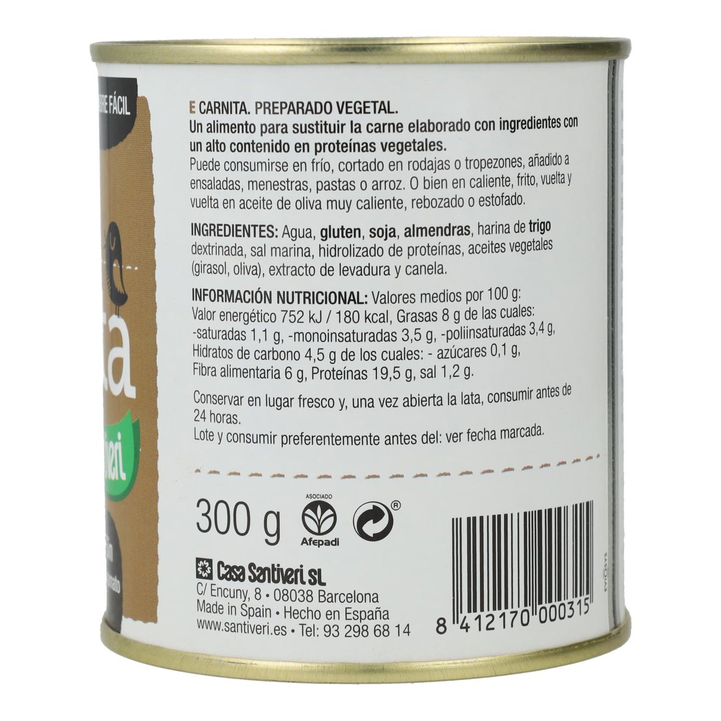 Carnita vegetale Santiveri 300 g
