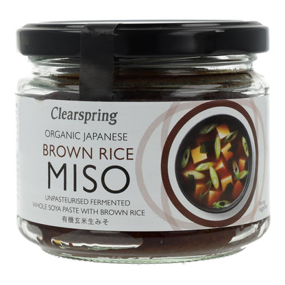 Opastöriserad genmai miso Clearspring, 300 g
