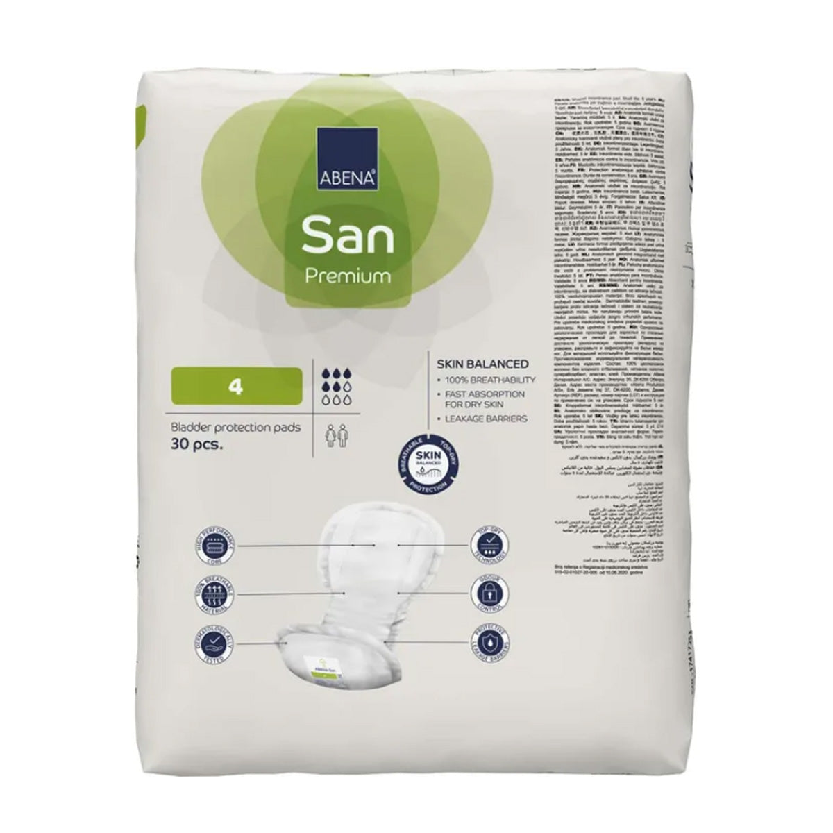 San Taglia 4 con nastro adesivo Premium Abena 30 pezzi