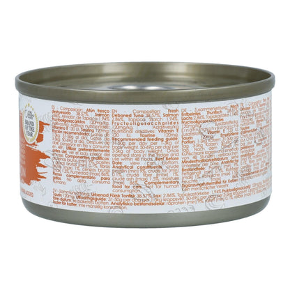 Kit Cat Lata Gravy - Atún & Salmón 70 g Comida húmeda para gatos en salsa